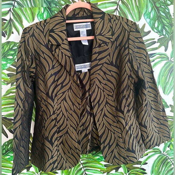 Vintage Jessica Howard Women's 2 Piece Set Blazer and Vest - Picture 1 of 8